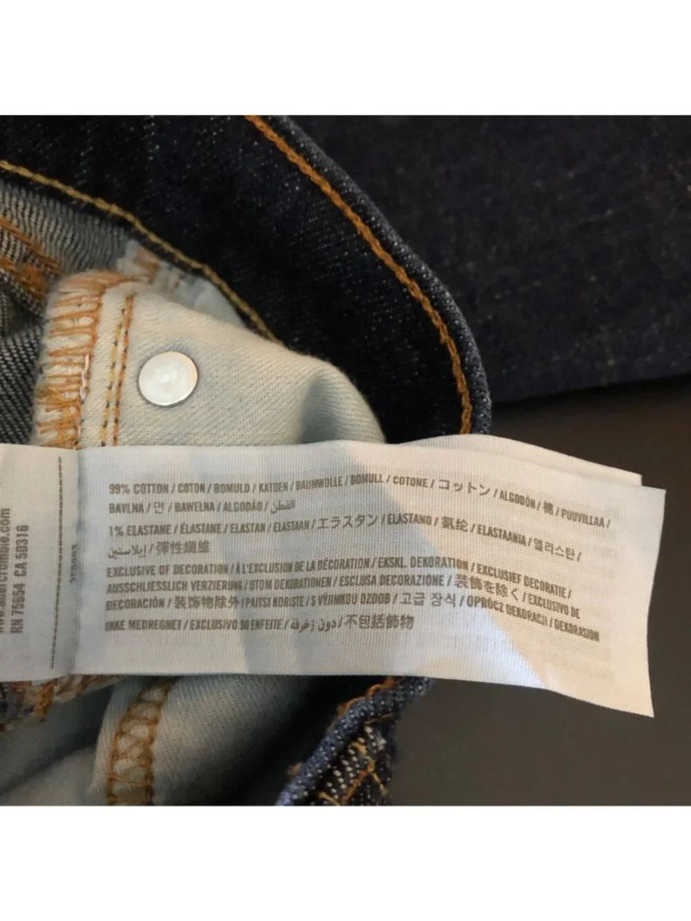 Hollister Mens Jeans Size 30x32 Slim Straight Authentic Denim Dark Wash